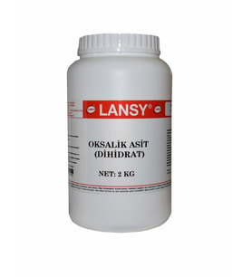 LANSY OKSALİK ASİT (DİHİDRAT) %99 2 KG (Beyaz - Beyaz)