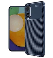 Newface Oppo A38 Kılıf Auto Focus Karbon Kapak - Lacivert