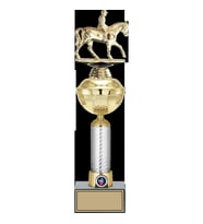 ODAK KUPA - Figürlü Kupalar - At / Binici Figürlü Kupalar FG-057 B - 42 cm