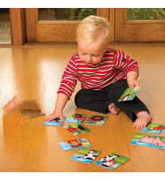 Zeka Kartları Eşleştirme Oyunu Ahşap Hafıza Kartı Oyunu Eğitici Puzzle Oyunları