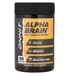 Onnit Alpha Brain Memory & Focus 90 Capsul.Usa Menşei.102.