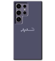 Galaxy S24 Ultra Kılıf HD Desen Baskılı Kılıf - Sigara Zararlıdır