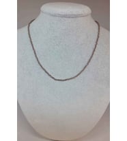 Dumanlı Kuvars Taşı 2mm Kolye (SABİT KLİPSLİ)