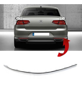 Vw Passat B8 Sağ Arka Tampon Nikelajı 2015 Sonrası 3G0853842