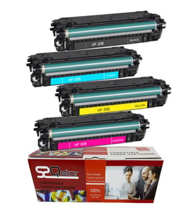 QSTAR HP 508a cf360a 361a 362a 363a SET Muadil Toner (Siyah)