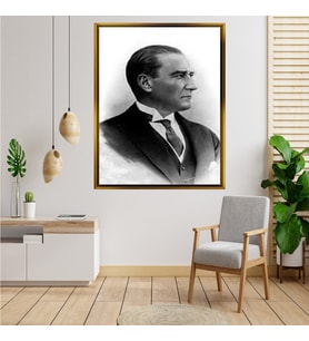 ÇERÇEVELİ ATATÜRK TABLO S296