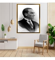 ÇERÇEVELİ ATATÜRK TABLO S296