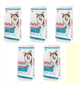 Reflex Somonlu ve Pirinçli Yetişkin Köpek Maması 3kg*5 ADET