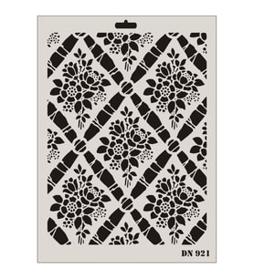 Dantel Seri Dn-921 Stencil 35X25 Cm