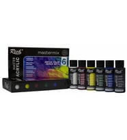 Rich Mastermix Akrilik Boya Seti 6 Renk x 60 cc. 