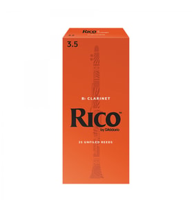 D'Addario RCA2535 Rico Bb Klarnet Kamışı No: 3.5 (İleri Seviye/Eğitim) - 25'li Paket  Toplu Paket Ekonomik Çözüm ve Kararlı Ses Üretimi
