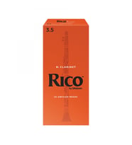 D'Addario RCA2535 Rico Bb Klarnet Kamışı No: 3.5 (İleri Seviye/Eğitim) - 25'li Paket  Toplu Paket Ekonomik Çözüm ve Kararlı Ses Üretimi