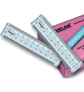 Yıldızlar Geometrik Şablon Cetvel 25 cm. 