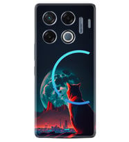Infinix GT 20 Pro Kılıf Boutique Baskılı Resimli Dalgın Kedi Pcode -074