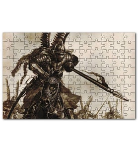Cakapuzzle Zırh Mıztak Polonyalı Kanatlı Süvari Görsel Puzzle Yapboz MDF (Ahşap) (120 Parça)