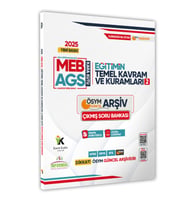 2025 MEB-AGS Eğitim Kara Kutusu Temel Kavram ve Kuramları 2 ÖSYM Çıkmış Soru Bankası Konu Ö.Çözümlü
