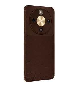 Huawei Honor Magic 8 Lite Auto Focus Karbon Kapak - Kahverengi