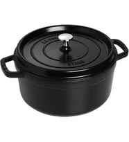 Staub La Cocotte Döküm Tencere, Siyah,24 Cm