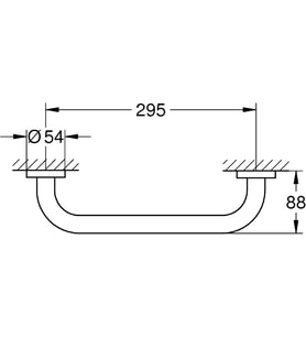 Grohe Essentials Banyo Tutamağı Tutunma Barı - 40421001