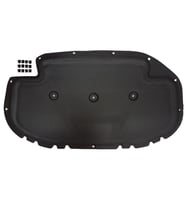 VW Golf 7 2013-2017 Ön Motor Kaput Keçesi İzolasyonu Klipsli