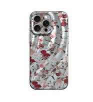 Durukar® iPhone 14 Pro Kılıf Crew Desenli Kapak - Çiçek