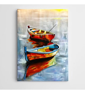 Renkli Sandallar Modern Sanat Kanvas Tablo