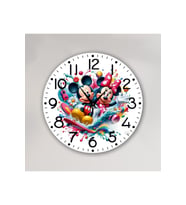 bilge Tasarım Çocuk Odası Duvar Saati 30 x 30 CM (Karışık)