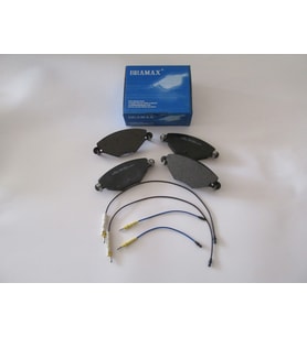 CITROEN C5- 05/08; ÖN FREN BALATASI 1,6HDI/1,8/2,0/2,0HDI (4 KABLOLU)(DİSK) (148,7X61X17) (BRAMAX)