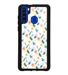 Reeder P13 Blue Max Uyumlu Minik Çiçekler Tasarımlı Glossy Telefon Kılıfı