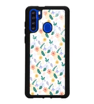 Reeder P13 Blue Max Uyumlu Minik Çiçekler Tasarımlı Glossy Telefon Kılıfı