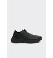Comfort Taban Hakiki Deri Erkek Sneaker (Siyah)