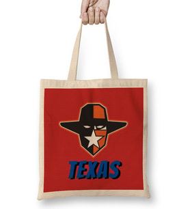 Texas Vintage Retro Rainbow Style Bez Çanta Uzun Saplı