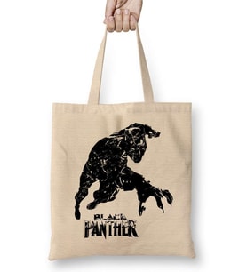 O Pantera Negra Bez Çanta Uzun Saplı