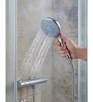 Spiral Hortumlu 4 Kademeli El Duşu Seti Duvar Askılı Banyo Duş Başlığı