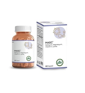 Anti Masc Kalsiyum, Magnezyum, Vitamin C, Çinko 60 kapsül