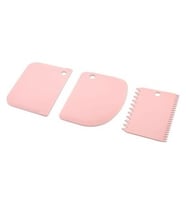 3 PARÇA PLASTİK HAMUR KESİCİ - KAZIYICI