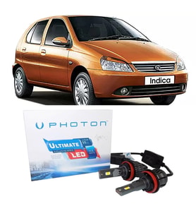 Tata Indica Led Xenon Uzun+Kısa Far Ampulü H4 Ultimate 9500 Lumens Yeni Seri Beyaz