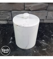 Sipahi Marble Leylak Mermer Çöp Kovası