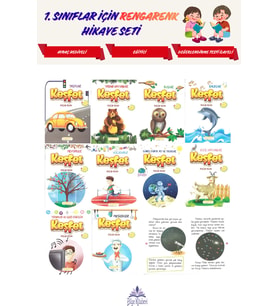 1 .Sınıf Okumayı Sevdiren 10 lu Hikaye Seti - 7 (16 sayfa)