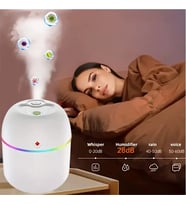 Mini Hava Nemlendirici 3in1 H2O Humidifier220ml (Çok Renkli)