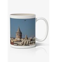 Galata Kulesi Baskılı Kupa Bardak Baskılı Kahve Kupa Bardak-4