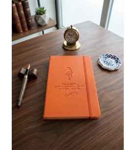 Adalinhome Özel Tasarım Öğretmenler Günü Hediyesi Thermo Deri Kapak Çizgili Ajanda Defter 15x21 cm