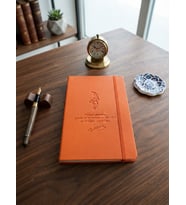 Adalinhome Özel Tasarım Öğretmenler Günü Hediyesi Thermo Deri Kapak Çizgili Ajanda Defter 15x21 cm