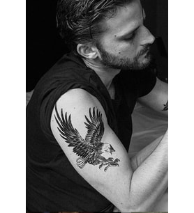 Büyük Boy Kartal Geçici Dövme