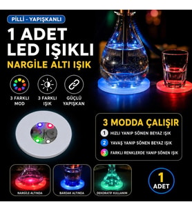 LED Nargile Altı Işık 1 Adet