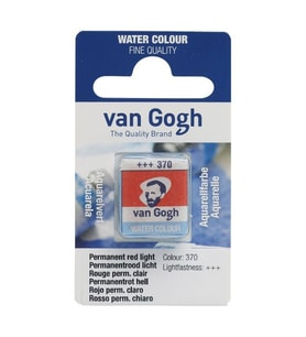 Talens Van Gogh 1/2 Tablet Sulu Boya 370 Permanent Red Light 