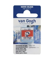 Talens Van Gogh 1/2 Tablet Sulu Boya 370 Permanent Red Light 