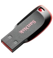 SANDISK 16GB Cruzer Blade SDCZ50-016G-B35 USB 2.0 Kırmızı/Siyah Flash Bellek