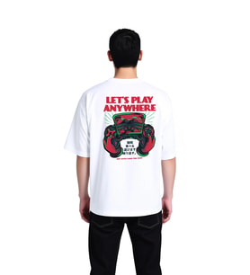 Retro Oyun Tutkunlarına Özel Baskılı Erkek Oversize Tişört