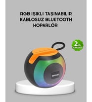 Bluetooth 5.0 Hoparlör – Rgb Işıklı, Güçlü Bas 360° Surround Ses